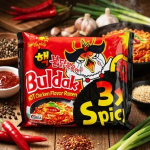 Samyang 3x Spicy Hot Chicken Flavor Ramen Noodles – 140g